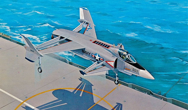 Artist’s concept of the XFV-12 in action